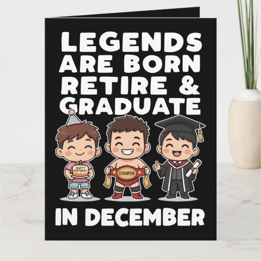 Only Legends do it all in December!  Kaart (Voorkant)