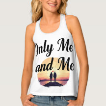 Only Me and Me Sunset Tanktop voor vrouwen