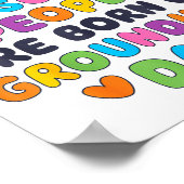 Only The Awesomest Are Born On Groundhog Day Funny Poster (Hoek)