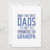 Only the Best Dads Get Promoted To Grandpa Bedankkaart (Voorkant)