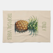 "Only Tropical Vibes" Ananas theedoek (Horizontaal)