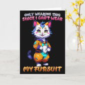 Only Wearing This Since I Can't Wear My Fursuit I Kaart (Gele Bloem)