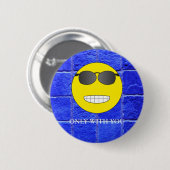 Only with you ronde button 5,7 cm (Voorkant /achterkant)