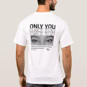 Only You Eyes Personalized Couple Valentine Cute T-shirt (Achterkant)