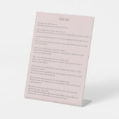 Only You Reclamebord Met Voetstuk (Voorkant)