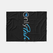 Onlyfish Fishing Tee  Fleece Deken (Voorkant (Horizontaal))