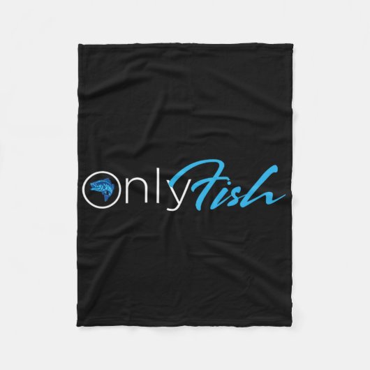 Onlyfish Vis T-shirt Fleece Deken (Voorkant)