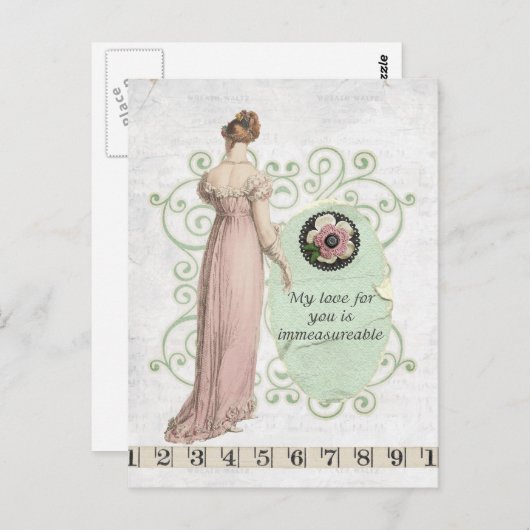 Onmeetbare liefde briefkaart (Voorkant / Achterkant)