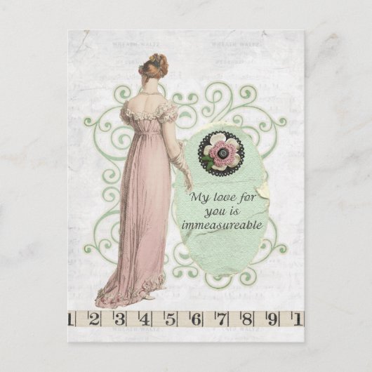 Onmeetbare liefde briefkaart (Voorkant)