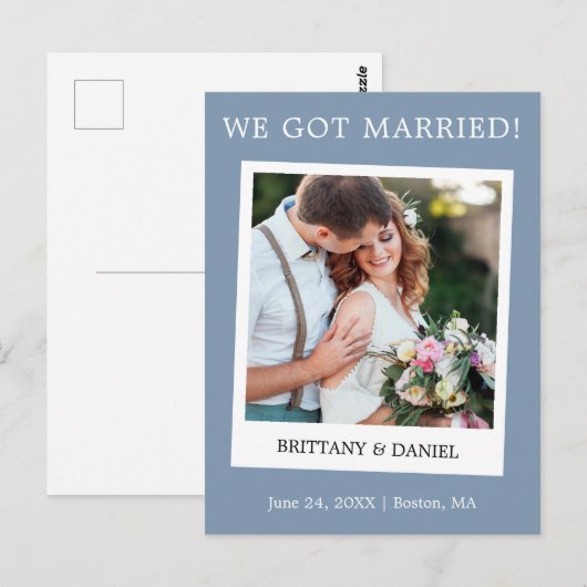 Onmiddellijk aangekondigde verbondenheid met camer briefkaart (Voorkant / Achterkant)