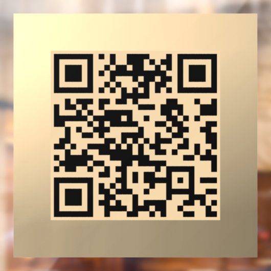 Onmiddellijk bewerkbare QR-code sjabloon | Nepgoud Raamsticker (Vel 2)
