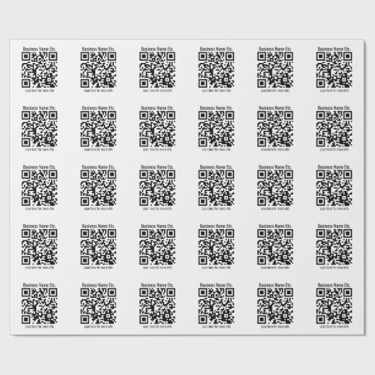 Onmiddellijk Creëer QR-code en -naam met verzegeld Cadeaupapier (Vlak)