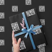 Onmiddellijk Creëer QR-code met verzegeld patroon Cadeaupapier