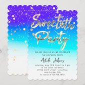 Onmiddellijk downloaden op feestdag Gold Oceanic Kaart (Voorkant / Achterkant)