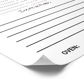 Onmiddellijk downloaden Receptenblad of Poster (Hoek)