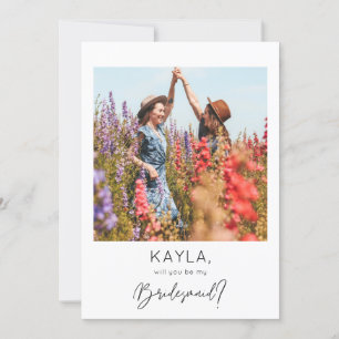 Onmiddellijk foto Mijn Bridesmaid-voorstel Kaart