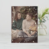 Onmiddellijk  Kerstfeest Feestdagenkaart (Staand voorkant)