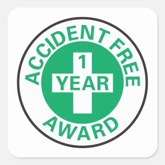 Onmiddellijk toegekende prijs vierkante sticker (Voorkant)