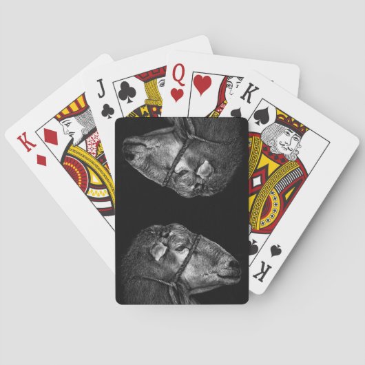 onmiddellijk volgend pokerkaarten (Achterkant)