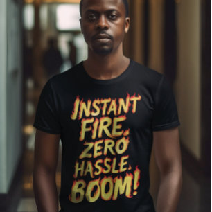 Onmiddellijk vuur: Zero Hassle Boom T-shirt