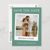 Onmiddellijke camera sparen de Datum Groene Eucaly Briefkaart (Voorkant / Achterkant)