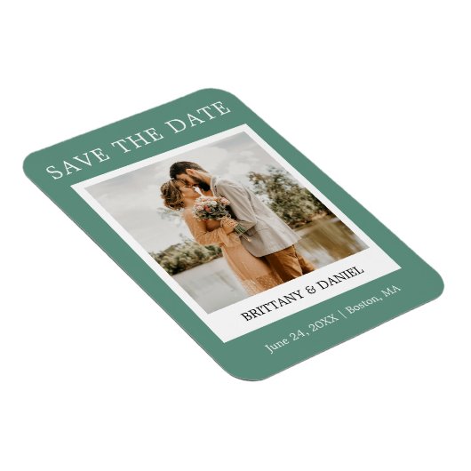 Onmiddellijke camera sparen de Datum Groene Eucaly Magneet (Rechterzijde)