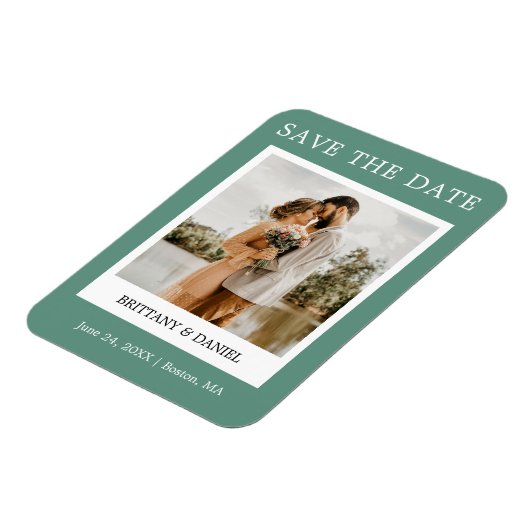 Onmiddellijke camera sparen de Datum Groene Eucaly Magneet (Linkerzijde)