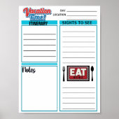 Onmiddellijke download vakantie reis poster (Voorkant)