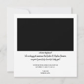 Onmiddellijke foto geboorteaankondiging 2 kaart (Achterkant)