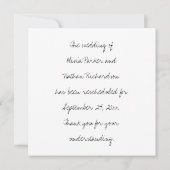 Onmiddellijke foto Kijk bruiloft Verander Datum Kaart (Achterkant)