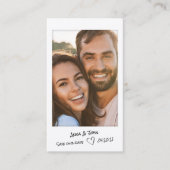 Onmiddellijke foto met handgeschreven notities Ops Visitekaartje (Voorkant)