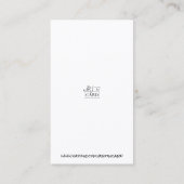 Onmiddellijke foto met handgeschreven notities Ops Visitekaartje (Achterkant)