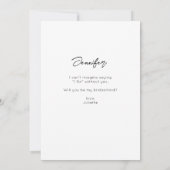 Onmiddellijke foto Mijn voorstel V2-handschrift -  Kaart (Achterkant)