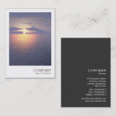 Onmiddellijke foto - Zonnestijging/Zonnetijd Visitekaartje (Voorkant / Achterkant)