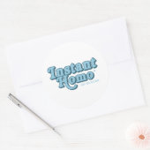 Onmiddellijke Homo Ronde Sticker (Envelop)