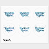 Onmiddellijke Homo Ronde Sticker (Vel)