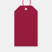 Onmiddellijke kerstman! Voeg gewoon je gezicht toe Cadeaulabel (Achterkant)