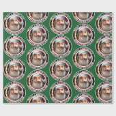 Onmiddellijke kerstman! Voeg gewoon je gezicht toe Cadeaupapier (Vlak)