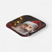 Onmiddellijke kerstman! Voeg gewoon je gezicht toe Papieren Bordje (Gebogen)