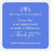 Onmiddellijke waardevermindering Week Maand Bulk H Vierkante Sticker (Voorkant)