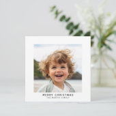 Onmiddellijke witte foto-galerij, prettige kerst (Staand voorkant)