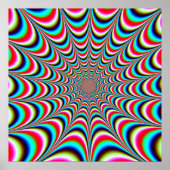 "Onmisbare psychoactieve intensiteit" Poster (Voorkant)