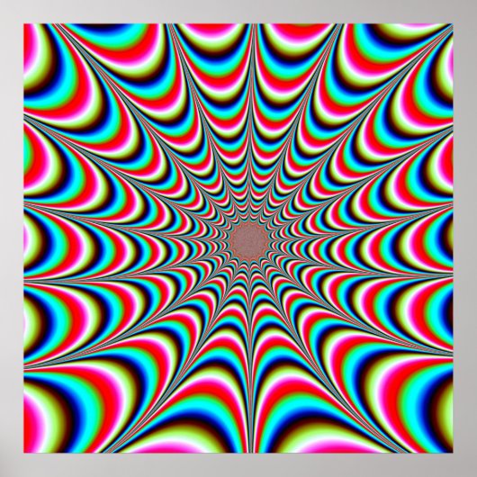 "Onmisbare psychoactieve intensiteit" Poster (Voorkant)