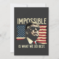 Onmogelijk is wat we het beste doen Trump 4 juli