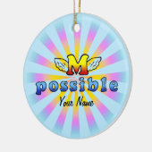 onmogelijk  keramisch ornament (Links)