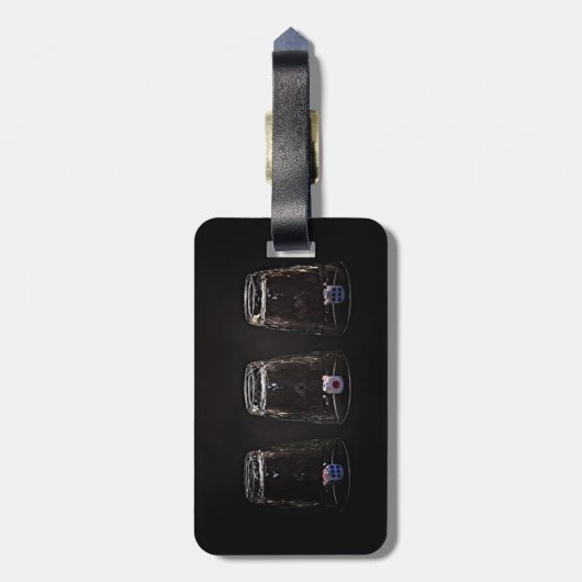 Onmogelijk ontbrekende bagagelabel (Achterkant verticaal)