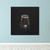 Onmogelijk ontbrekende canvas afdruk (Insitu (Houten vloer))