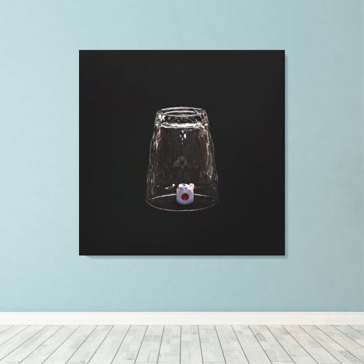 Onmogelijk ontbrekende canvas afdruk (Insitu (Houten vloer))