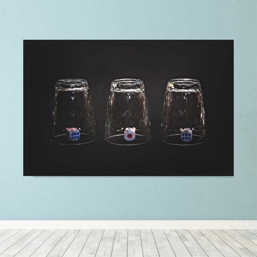 Onmogelijk ontbrekende canvas afdruk (Insitu (Houten vloer))