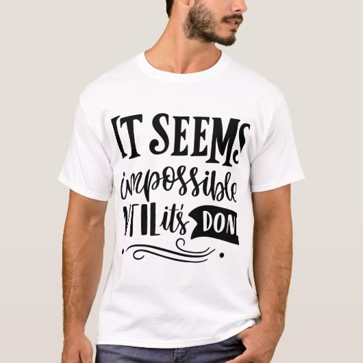 Onmogelijk tot klaar - Bold Edition T-shirt (Voorkant)
